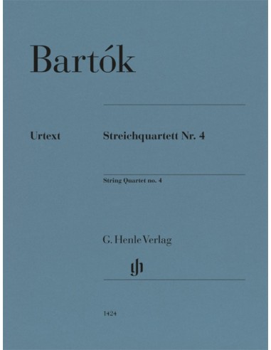 BARTOK B.-String Quartet No. 4 (Parts) (Urtext)