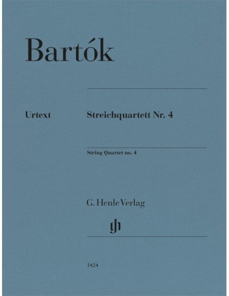 BARTOK B.-String Quartet No. 4 (Parts) (Urtext)