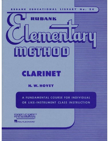 RUBANK-Elementarmethode für Klarinette (Hovey)