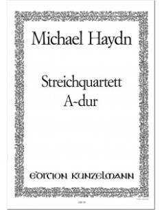 HAYDN M.-Quartett A-Dur für 2 Violinen, Viola und Violoncello (Stimmen)