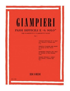 GIAMPIERI A.-Passaggi difficili 1° per clarinetto (Giampieri)