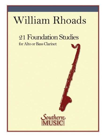 RHOADS W.-Foundation Studies (21) per clarinetto contralto