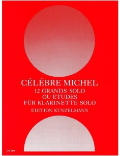 CELEBRE M.-Große Soli oder Etüden (12) für Klarinette
