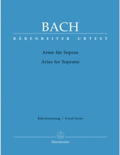 BACH J.S.-Arie per soprano e pianoforte (Urtext) (Lehmann)