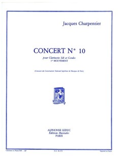 CHARPENTIER M.A.-Concerto No. 10 (First Movement) for Clarinet and Piano