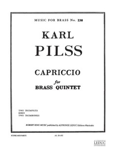 PILSS K.-Capriccio for Brass Quintet (Score/Parts)