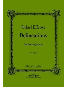 BROWN Charles-Delineations for Brass Quintet