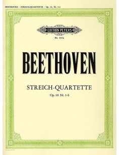 BEETHOVEN L.V.-Sämtliche Quartette 1. (Op.18 Nr. 1 bis 6) für Streichquartett (Moser)