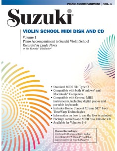 SUZUKI S.-Escuela 1º für Violine (CD-ROM-Begleitung) (Allgemeine Midi-CD) (Perry)