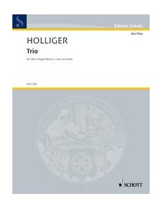 HOLLIGER H.-Trio (1966) per oboe, viola e arpa