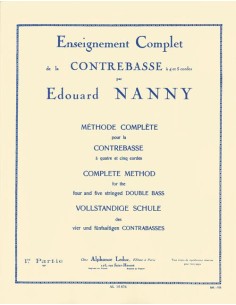 NANNY E.-Methode Complete Vol.1 pour contrebasse