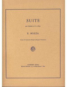 BOZZA E.-Suite per clarinetto e pianoforte