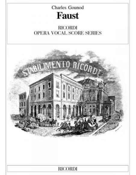 GOUNOD C.-Faust (Opera) per voce e pianoforte