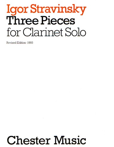 STRAVINSKY I.-Pezzi (3) per clarinetto