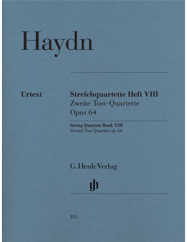 HAYDN J.-String Quartets Vol. 8th: Op.64 (Parts) (Urtext)