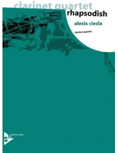 CIESLA A.-Rhapsodish for 4 Clarinets