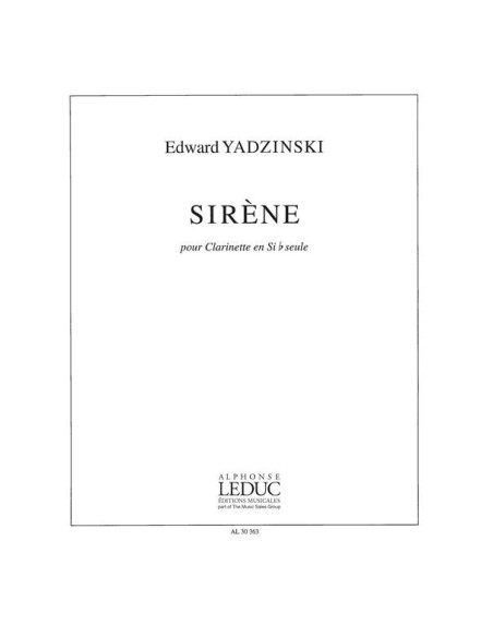 YADZINSKI E.-Clarinet Sirene