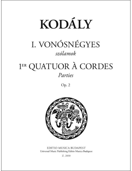 KODALY Z.-String Quartet No. 1 Op.2 (Parts)