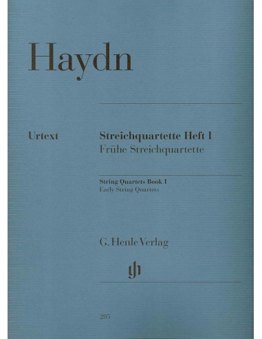 HAYDN J.-String Quartets Vol. 1º (Parts) (Urtext)