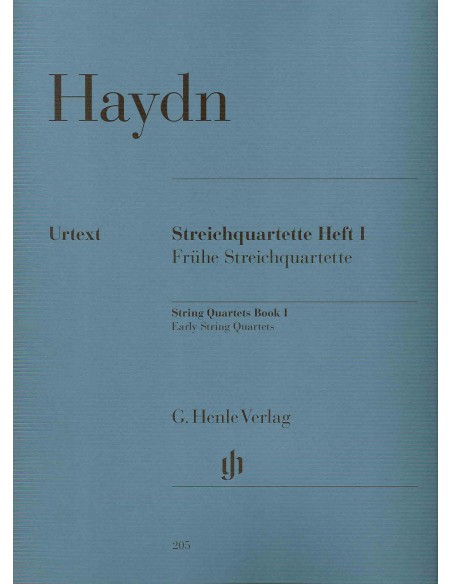 HAYDN J.-String Quartets Vol. 1º (Parts) (Urtext)