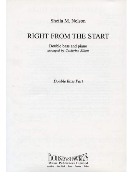 NELSON S.M.-Right from Start für Kontrabass