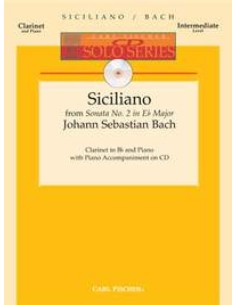 BACH J.S.-Sizilianisch für Klarinette und Klavier (Inc.CD) 2