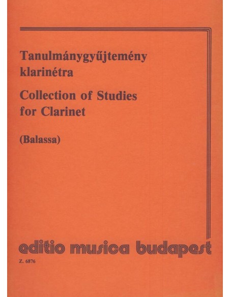 BALASSA G.-Raccolta di studi per clarinetto