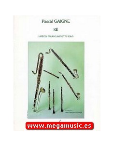 GAIGNE P.-Ke (5 pezzi) per clarinetto