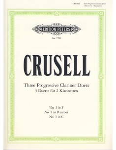 CRUSELL B.H.-Duos Progresivos (3) para 2 Clarinetes