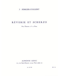 SEMLER COLLERY J.-Reverie et Scherzo per clarinetto e pianoforte
