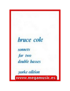 COLE B.-Sonetti (1969) per 2 contrabbassi