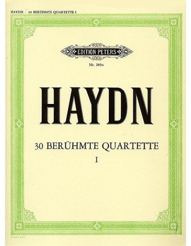 HAYDN J.-Famous Quartets 1st: 14 String Quartets