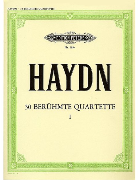 HAYDN J.-Famous Quartets 1st: 14 String Quartets