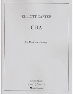 CARTER E.-Gra pour clarinette