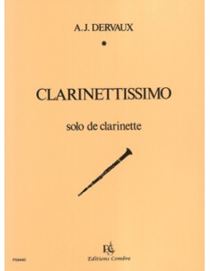 DERVAUX A.J.-Clarinettissimo pour clarinette et piano