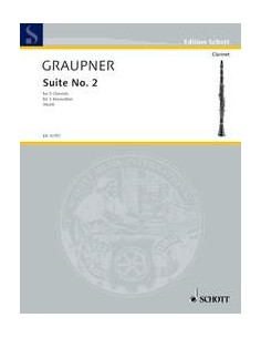 GRAUPNER C.-Suite No. 2 for 3 Clarinets (Hunt)