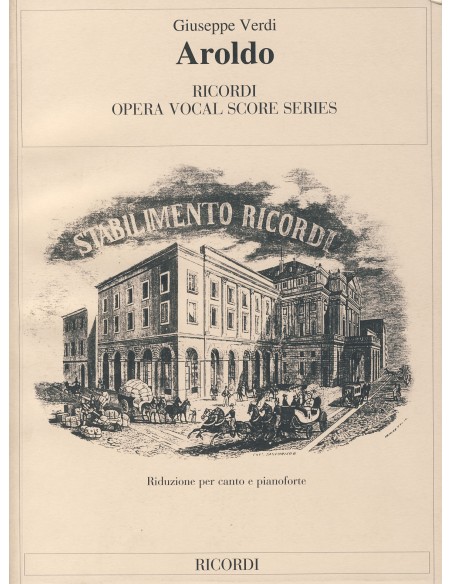 VERDI G.-Aroldo per voce e pianoforte