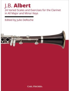 ALBERT E.-24 Scale ed esercizi vari per clarinetto