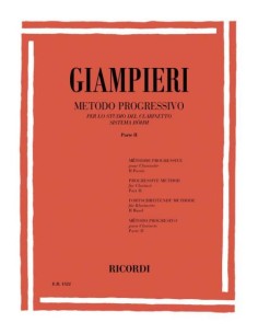GIAMPIERI A.-Progressive Method 2º for Clarinet