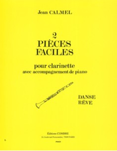 CALMEL J.-Pieces Faciles (2) para Clarinete y Piano