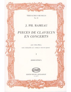 RAMEAU J.P.-Concerto Pezzi 1° per Violino (Flauto), Viola (Violoncello) (2° Violino) e Clavicembalo (P)