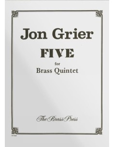 GRIER J.-Five for Brass Quintet