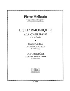 HELLOUIN P.-Les Harmoniques per contrabbasso