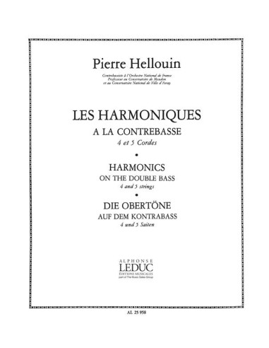 HELLOUIN P.-Les Harmoniques per contrabbasso