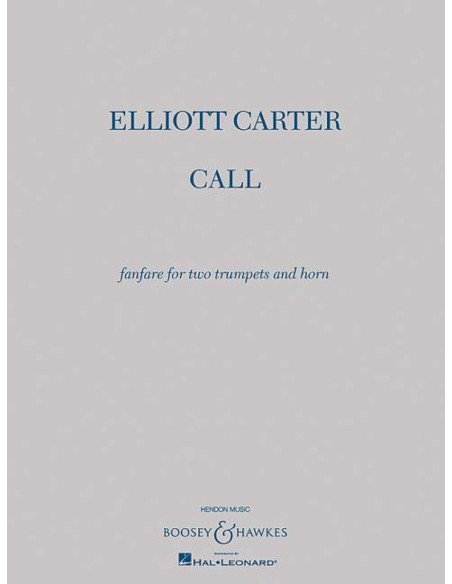CARTER E.-Richiamo per 2 Trombe e Corno