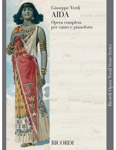 VERDI G.-Aida per voce e pianoforte