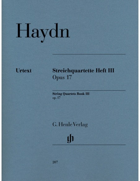 HAYDN J.-String Quartets Vol. 3rd: Op.17 (Parts) (Urtext)