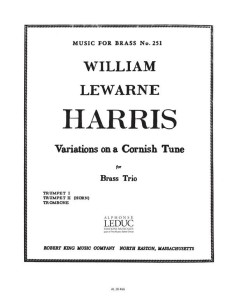 HARRIS P.-Variationen über eine kornische Melodie für Blechbläsertrio (Partitur/Stimmen)