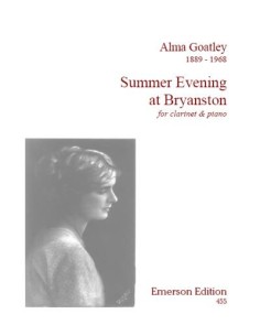 GOATLEY A.-Summer Evening at Bryanston para Clarinete y Piano