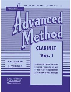 RUBANK-Advanced Method for Clarinet Vol.1 (Voxman/Gower)